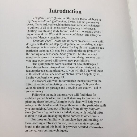 Template-Free Quilts and Borders Trudie Hughes Template-Free Patterns Paperback - Picture 5 of 15